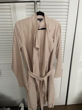 American Apparel Lightweight Beige Trench Coat